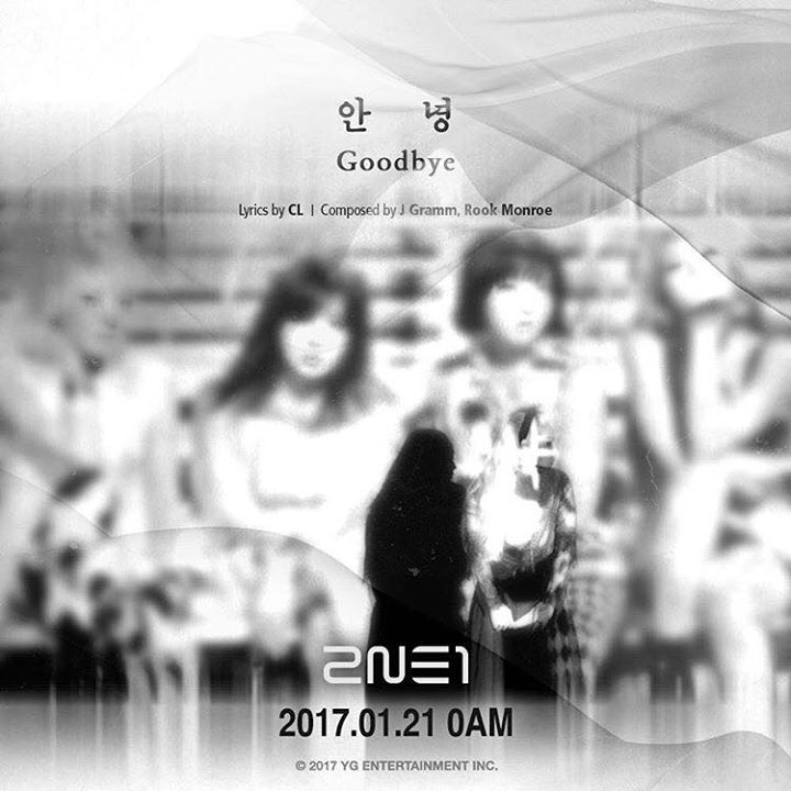 YG tung teaser cho ca khúc "GOODBYE" của 2NE1 phát hành ngày 21/1