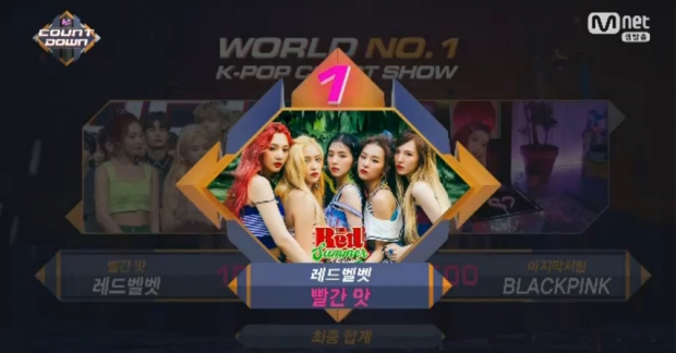 M! Countdown 20/7: Red Velvet giành chiến thắng thứ 2 bất khả chiến bại