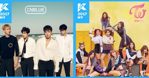KCON 2017 sẽ có sự góp mặt của Twice và CNBlue