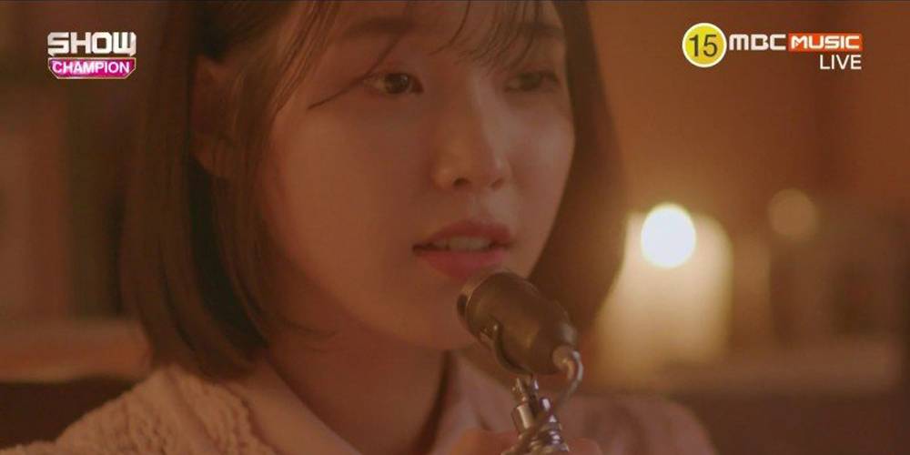 IU giành chiến thắng ‘Show! Champion’ tuần này với ca khúc ‘Through the Night’!