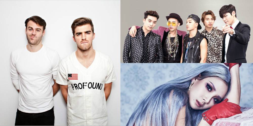 The Chainsmokers nhắc đến Big Bang và CL như các nghệ sĩ K-Pop yêu thích của họ