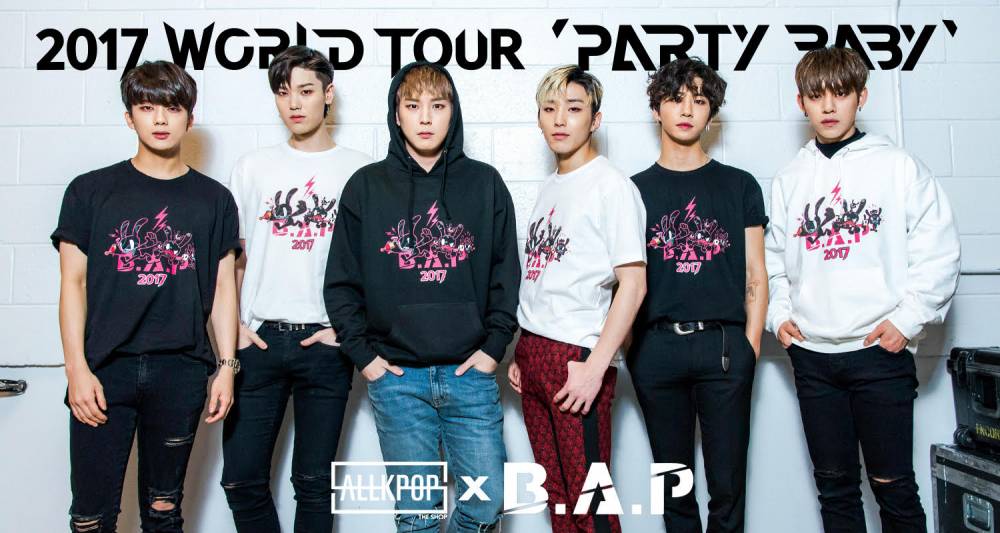 B.A.P x AKP chính thức hợp tác cho dự án sản xuất áo tự thiết kế ‘2017 Party Baby’