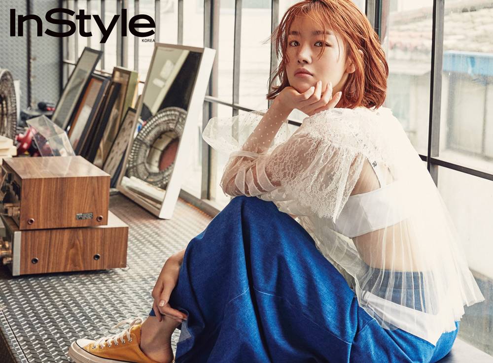 Sunhwa chưng diện mái tóc cắt ngắn trong ‘InStyle’