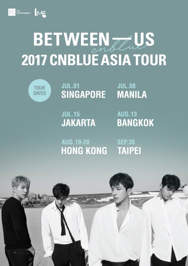 CNBLUE khởi hành tour diễn Châu Á vào tháng 7