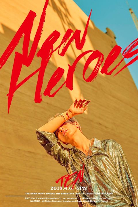 Vừa được miễn nhập ngũ, NCT Ten sẽ ph&aacute;t h&agrave;nh ca kh&uacute;c solo &ldquo;NEW HEROES&rdquo; qua SM Station ng&agrave;y 6/4. Đ&acirc;y l&agrave; lần đ&aacute;nh lẻ thứ hai của anh ch&agrave;ng sinh năm 96 sau &ldquo;DREAM IN A DREAM&rdquo; năm ngo&aacute;i