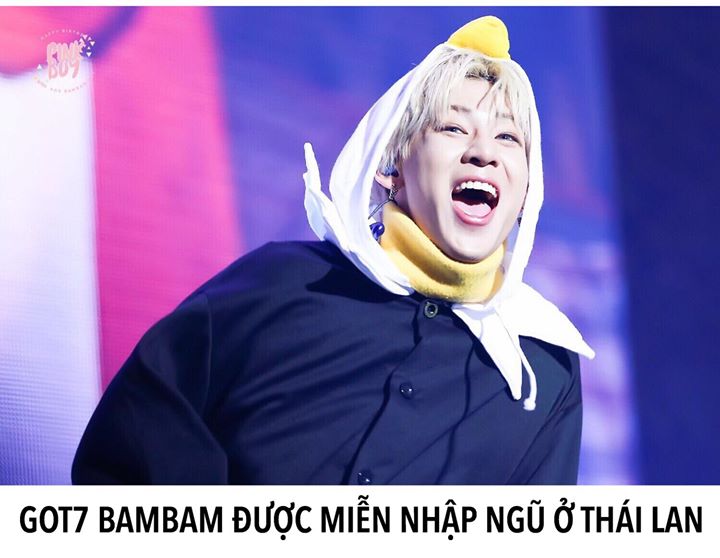 Do đã có đủ số thanh niên tình nguyện nhập ngũ ở quận Sai Mai, quê nhà của BamBam nên anh chàng chính thức được miễn nhập ngũ mà không phải rút thẻ.