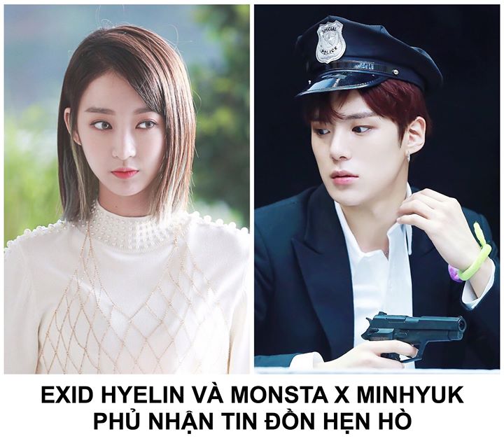 Banana Culture v&agrave; Starship Entertainment cho biết: &ldquo;Hyelin v&agrave; Minhyuk l&agrave; bạn b&egrave; l&acirc;u năm từ thời c&ograve;n l&agrave;m trainee. Nhưng họ ho&agrave;n to&agrave;n kh&ocirc;ng hẹn h&ograve; như những g&igrave; c&aacute;c fan đang đồn đại.&rdquo; Hyelin cũng trực tiếp phủ nhận việc n&agrave;y h&ocirc;m nay ngay trước mặt c&aacute;c fan, kh