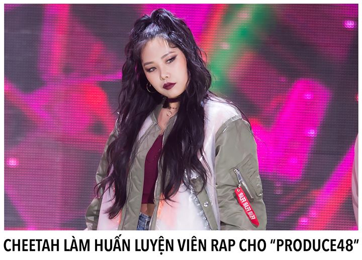 Sau thầy giáo thanh nhạc F.T. Island Lee Hong Ki thì “Produce48” có thêm cô giáo rapper Cheetah