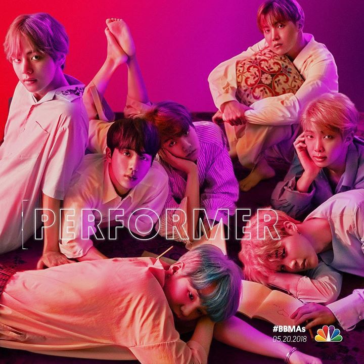 BTS sẽ là nghệ sĩ Hàn Quốc đầu tiên biểu diễn tại Lễ trao giải Billboard Music Awards 2018, nơi nhóm được đề cử Top Social Artist lần thứ hai. Nhóm sẽ mang sân khấu comeback đến BBMAs với bài hát mới trong album “Love Yourself 轉 Tear”. Lễ trao giải được t