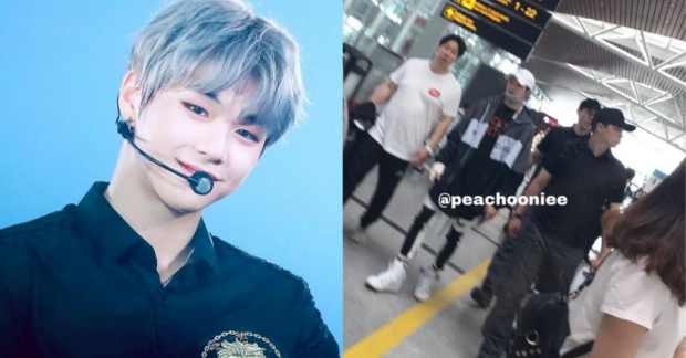 HOT: Loạt ảnh hiếm hoi của Kang Daniel (Wanna One) tại sân bay Đà Nẵng lúc sắp trở về Hàn Quốc