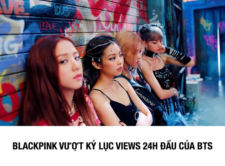 BLACKPINK “KILL THIS LOVE” ghi nhận con số 49.8 triệu views tính đến 10h tối ngày 05/04. Vượt BTS “IDOL”  (45.9 triệu views) để nắm giữ kỉ lục MV K-Pop có nhiều lượt xem nhất trong 24 giờ đầu tiên ra mắt.