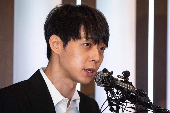 JYJ PARK YOOCHUN MỞ HỌP BÁO VỀ SCANDAL MA TÚY CỦA VỊ HÔN THÊ CŨ HWANG HANA