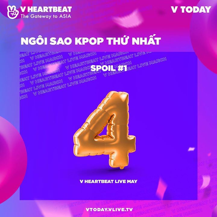 Tháng 4 chưa qua tháng 5 đã tới. Đây là “thính” của ngôi sao K-Pop sẽ về Việt Nam diễn V Heartbeat Live