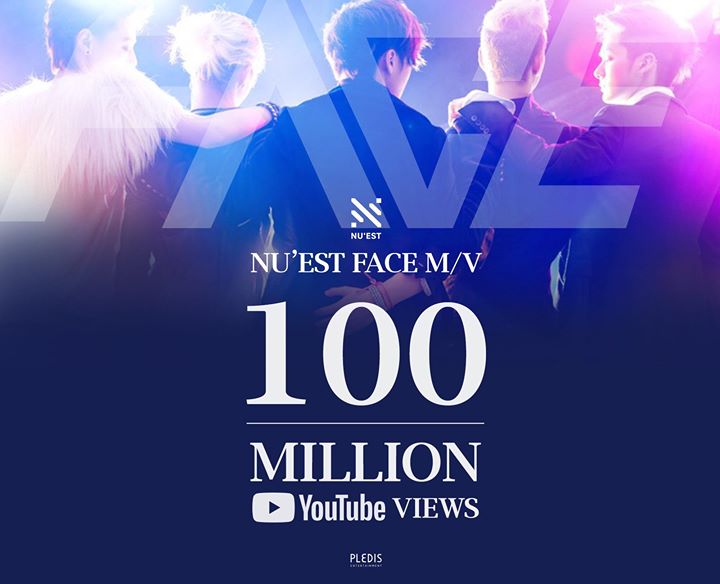 NU’EST sở hữu M/V đầu tiên cán mốc 100 triệu views với ca khúc debut “FACE” phát hành từ 7 năm trước 