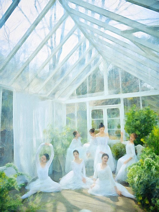 Oh My Girl hóa thành vũ công ballet thuần khiết trong bộ ảnh mô phỏng tranh sơn dầu - giới thiệu full album đầu tay [THE FIFTH SEASON] phát hành ngày 08/05