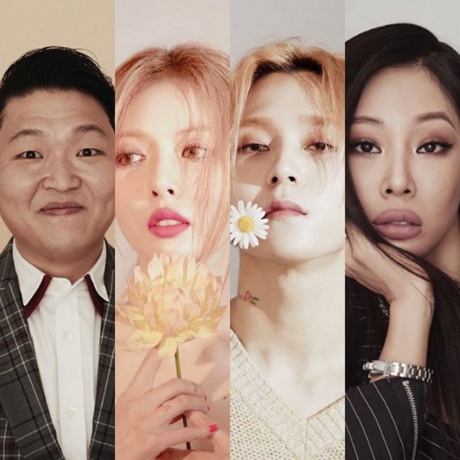 Bài báo: "Ảnh gia đình" của Psy, HyunA, E'Dawn và Jessi, hình profile mới được tiết lộ