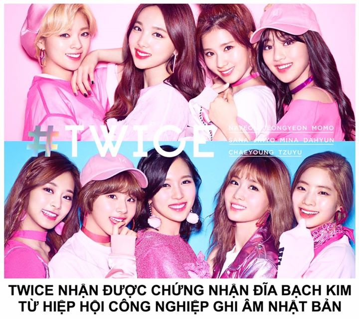 Ngày 10/8, RJAJ thông báo album debut "#TWICE" đã bán được hơn 250,000 bản và được chứng nhận là Đĩa bạch kim. Với việc lượng bán album liên tục tăng và vẫn chưa có dấu hiệu chậm lại sau hơn 1 tháng phát hành, TWICE tiếp tục thu hút thêm sự chú ý và nổi t