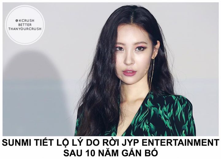 Tại họp b&aacute;o ra mắt ca kh&uacute;c mới "Gashina", cựu th&agrave;nh vi&ecirc;n Wonder Girls cho biết: "T&ocirc;i cảm thấy m&igrave;nh như một ch&uacute; ếch ngồi đ&aacute;y giếng. T&ocirc;i đ&atilde; ở JYP 10 năm, thật qu&aacute; kh&oacute; để rời đi v&agrave; t&ocirc;i cũng sợ những điều mới mẻ. Nhưng l&yacute; do t&ocirc;i đưa ra quyết định n&agrave;y l&agrave; v&igrave; cả