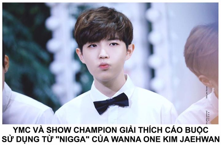 Đại diện YMC Entertainment cho hay: "Sau khi thảo luận với đạo diễn của Show! Champion, chúng tôi xác nhận cách sử dụng từ ngữ của Kim Jae Hwan không hề có vấn đề gì. Chúng tôi tin rằng đây chỉ là sự hiểu nhầm xảy ra với các fan quốc tế trong lúc nghe và 