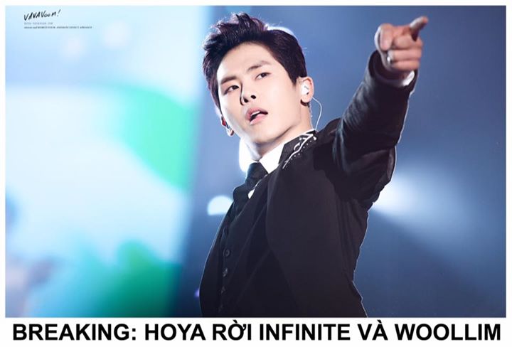 Woollim Entertainment cho biết Hoya bày tỏ nguyện vọng đi theo con đường riêng để theo đuổi ước mơ của mình, công ty và các thành viên quyết định tôn trọng mong muốn của anh. INFINTE sẽ tiếp tục với 6 thành viên, Woollim sẽ tích cực hỗ trợ các hoạt động c