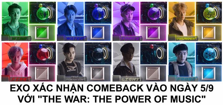 Đây là bản repackage của full album "THE WAR", gồm 3 ca khúc mới trong đó bài chủ đề là bản EDM gây nghiện "POWER". EXO cũng giới thiệu concept "POWER #RF_05", quả cầu năng lượng ẩn chứa sức mạnh siêu nhiên của các thành viên.