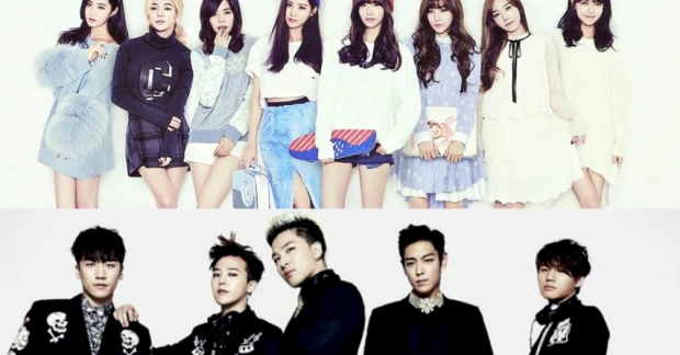 SNSD và Big Bang  và những khoảnh khắc dễ thương của khi "đụng độ"