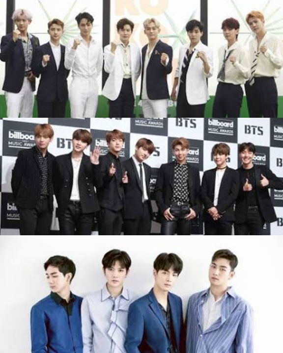 [Instiz] BANGTAN, NU'EST và EXO là top 3 thương hiệu nhóm nam trong tháng Tám