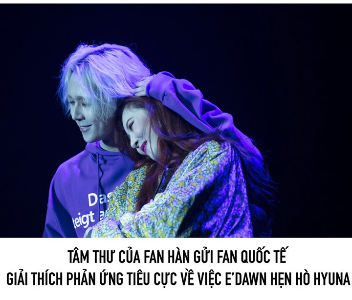 “Gửi đến các fan quốc tế,