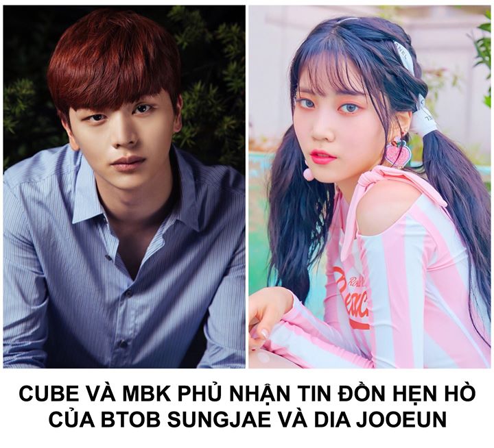 MBK nói rằng cả hai chỉ là bạn bình thường chứ không thân. Cube cho hay đúng là họ có đi chơi với nhóm bạn chung, nhưng không có chuyện hẹn hò.