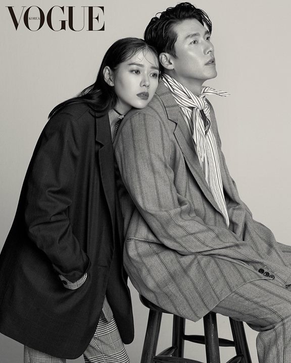 Hyunbin và Son Yejin trên ấn phẩm Vogue Korea
