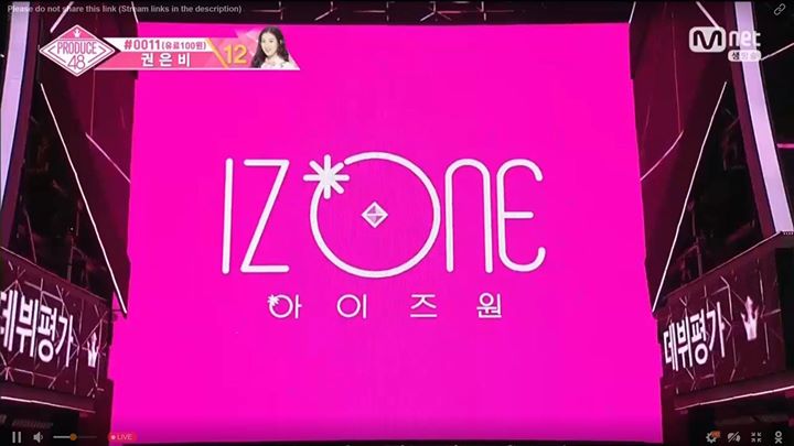 Tên debut của nhóm nữ PRODUCE48 sẽ là “IZONE”