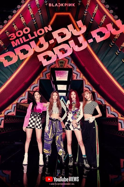 Bài báo: Black Pink 'Ddu-du Ddu-du' chạm mốc 300 triệu lượt xem... kỷ lục của một MV K-Pop
