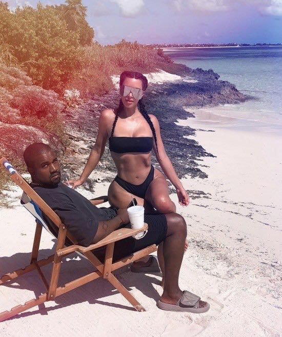 Bài báo: Kim Kardashian “dựng ông chồng ngái ngủ dậy để chụp ảnh bikini”