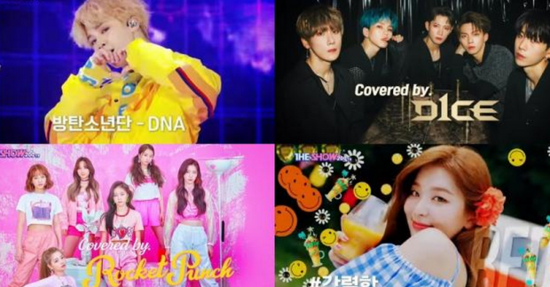 "DNA" của BTS và "Russian Roulette" của Red Velvet được 2 tân binh D1CE và Rocket Punch cover cực chuẩn trong tập đặc biệt The Show