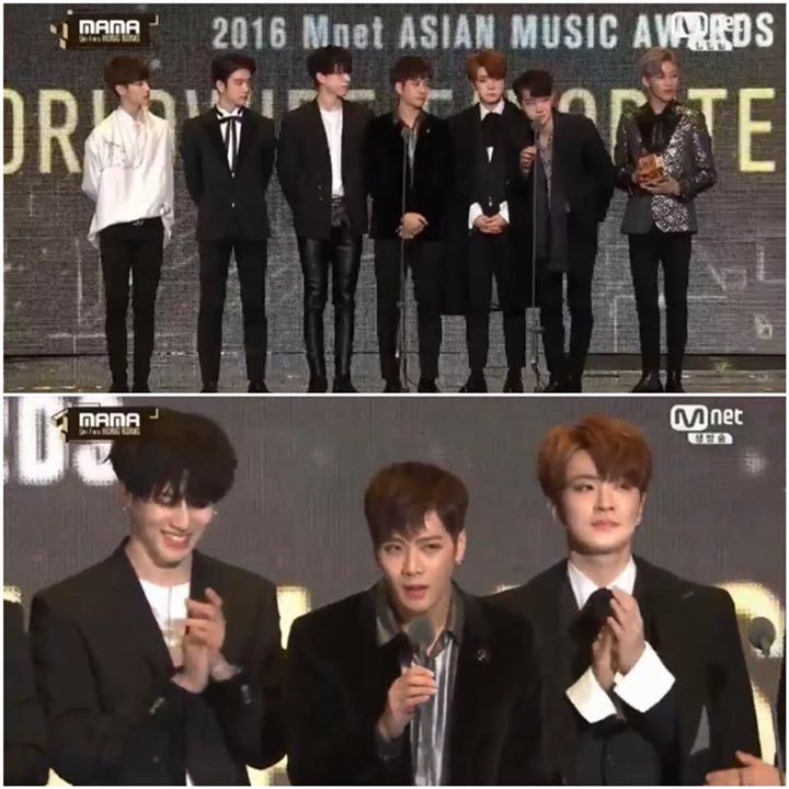 WORLDWIDE FAVOURITE ARTIST: GOT7 #2016MAMA #MAMAxKCRUSH