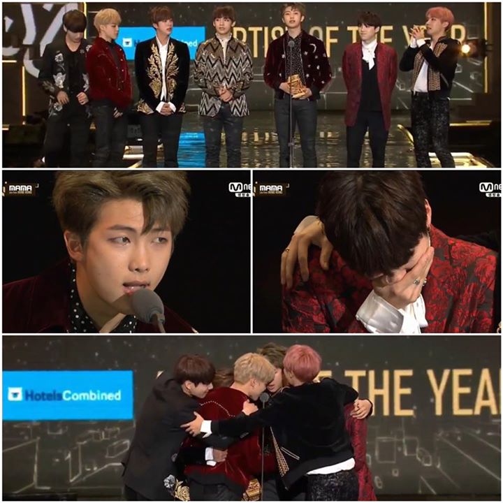 DAESANG ARTIST OF THE YEAR: BTS #2016MAMA #MAMAxKCRUSH