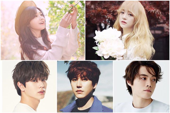 Apink Eunji, I.O.I/gugudan Sejeong, BTOB Sungjae, Super Junior Kyuhyun và Eddy Kim sẽ kết hợp trên special stage Ballad được dàn dựng bởi Yoon Jong Shin tại SBS Gayo Daejun 26/12.