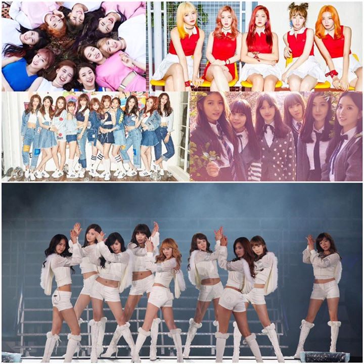 I.O.I, TWICE, Red Velvet và G-Friend sẽ biểu diễn ca khúc debut "Into The New World" của SNSD tại KBS Gayo Daejun ngày 29/12.