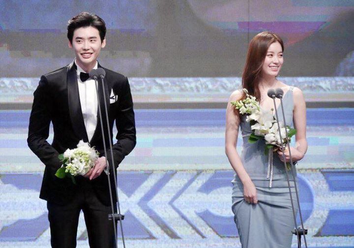 Lee Jong Suk và Han Hyo Joo đoạt giải "Best Couple" tại MBC Drama Awards 2016