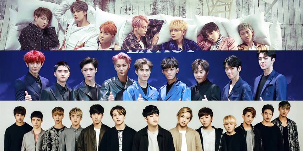 BTS vượt mặt EXO và Seventeen đứng vị trí số 1 trong bảng xếp hạng thương hiệu tháng 12/2016