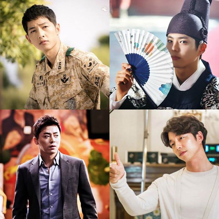 [Naver] Drama năm 2016, SONG JOONGKI - PARK BOGUM - JO JUNGSEOK - GONGYOO, những người đàn ông của năm