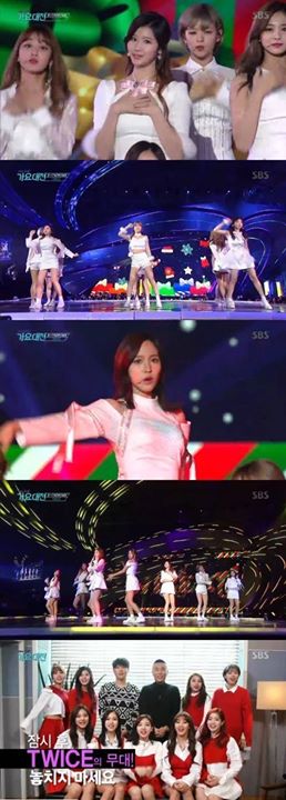 Bài báo: [SBS Gayo Daejun] Twice xử lý sự cố một cách chuyên nghiệp