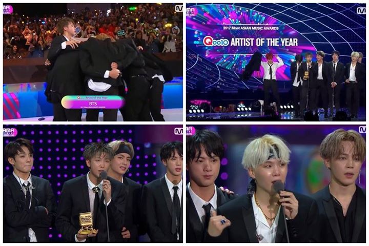 Daesang Artist of The Year tại MAMA Hồng Kông đã thuộc về BTS