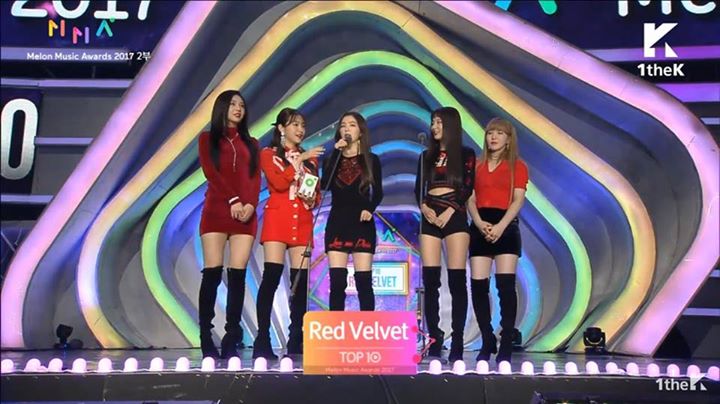 Red Velvet nhận giải Bonsang Top 10 Artist tại Melon Music Awards 2017