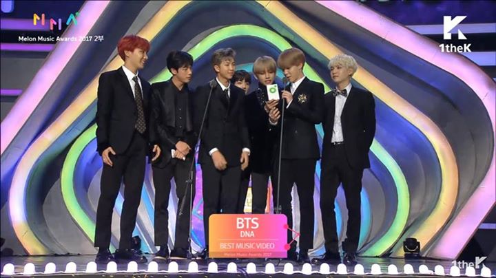 “DNA” của BTS thắng giải Best Music Video tại Melon Music Awards 2017