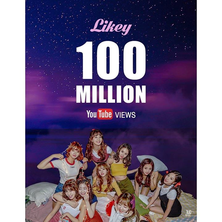 TWICE “Likey” trở thành MV đạt 100 triệu views nhanh nhất của một nhóm nữ K-Pop 