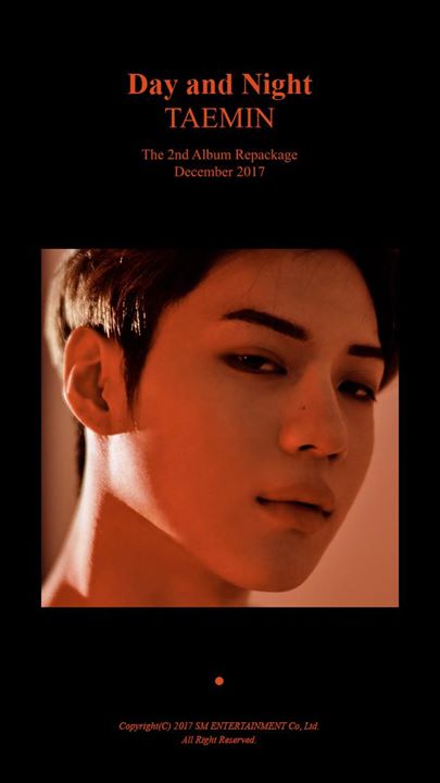 SHINee Taemin tung bộ ảnh teaser cho repackage album “MOVE-ing” và ca khúc chủ đề là “Day and Night” phát hành ngày 10/12. 