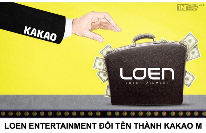 CEO Park Sung Hoon cho biết sau 2 năm sát nhập vào tổng công ty Kakao, Loen Entertainment sẽ đổi tên thành kakao M để trở thành một công ty đa ngành, nâng cao giá trị thương hiệu, đồng thời tăng tầm ảnh hưởng của Kakao nhằm mở rộng lĩnh vực kinh doanh tro