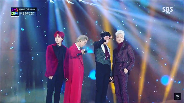 WINNER cover Haru Haru của BIGBANG tại SBS Gayo Daejun 