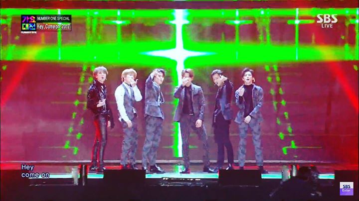 GOT7 Jinyoung, BamBam, Yugyeom & NCT 127 Taeyong, Doyoung, Yuta biểu diễn “HEY, COME ON!” của Shinhwa theo phong cách mới tại SBS Gayo Daejun 